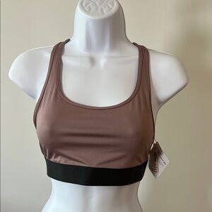 Victoria's Secret Mauve and Black Sports Bra
